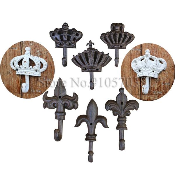 hooks & rails retro european crown series cast iron wrought clothes hook coat decorative wall decoration
hooks & rails retro european crown series cast iron wrought clothes hook coat decorative wall decoration