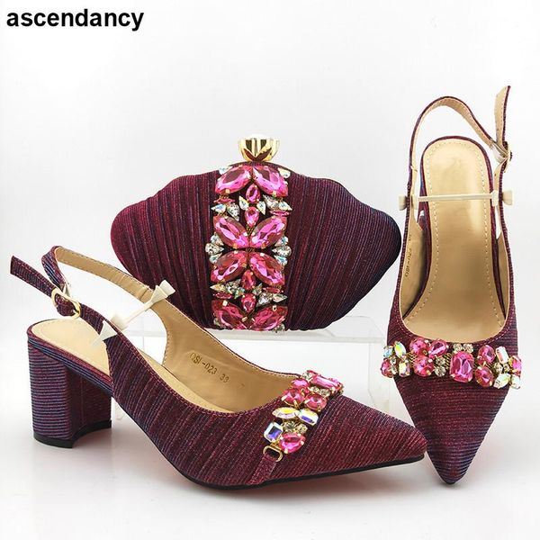 dress shoes luxury woman and bag set with rhinestone african shoe low heel women designers, Black
dress shoes luxury woman and bag set with rhinestone african shoe low heel women designers, Black