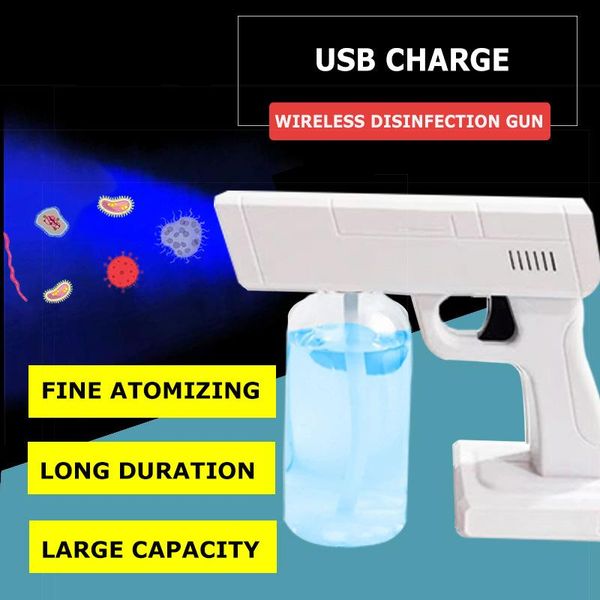 watering equipments garden accessories 500ml blue light wireless nano steam atomizer fogger disinfection water sprayer machine spray guns
watering equipments garden accessories 500ml blue light wireless nano steam atomizer fogger disinfection water sprayer machine spray guns