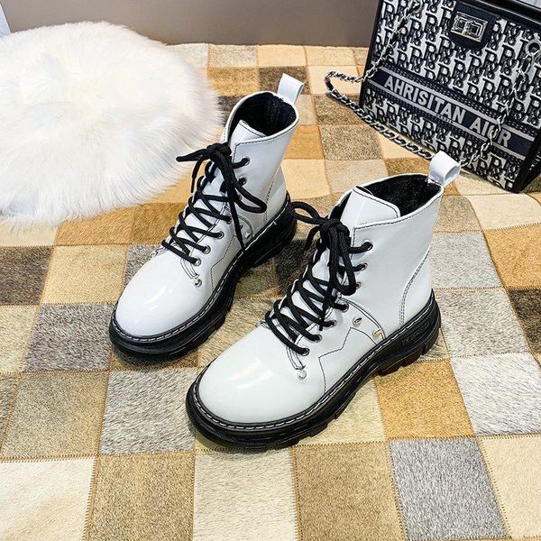 lazyseal chunky sole white ankle boots for fashion women shoes martens female lace up shoes women's boot ladies footwear, Black
lazyseal chunky sole white ankle boots for fashion women shoes martens female lace up shoes women's boot ladies footwear, Black
