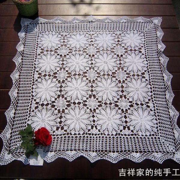 table cloth japanese idyllic manual crochet tablecloth foreign trade pure cotton hollow sofa cover towel rice / white 85cm
table cloth japanese idyllic manual crochet tablecloth foreign trade pure cotton hollow sofa cover towel rice / white 85cm