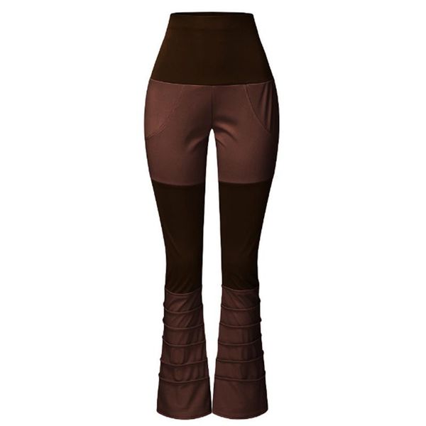 women's pants & capris 2021 high waist stitching elastic stretchy casual female classic warm flared trousers, Black;white
women's pants & capris 2021 high waist stitching elastic stretchy casual female classic warm flared trousers, Black;white