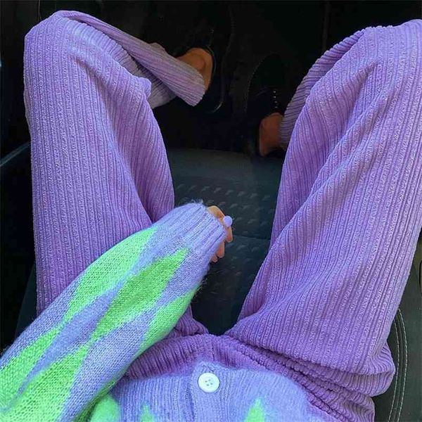 purple corduroy y2k sweatpants wide leg pants for women high waist fashion fall vintage 90s long straight trousers female 210510, Black;white
purple corduroy y2k sweatpants wide leg pants for women high waist fashion fall vintage 90s long straight trousers female 210510, Black;white