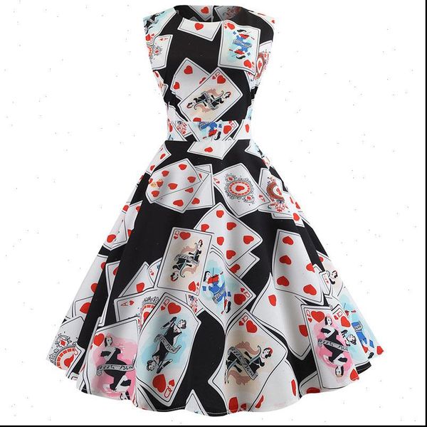 retro white poker print womens dresses summer vintage 50s 60s polka dot pin up rockabilly plus size robe, Black;gray
retro white poker print womens dresses summer vintage 50s 60s polka dot pin up rockabilly plus size robe, Black;gray