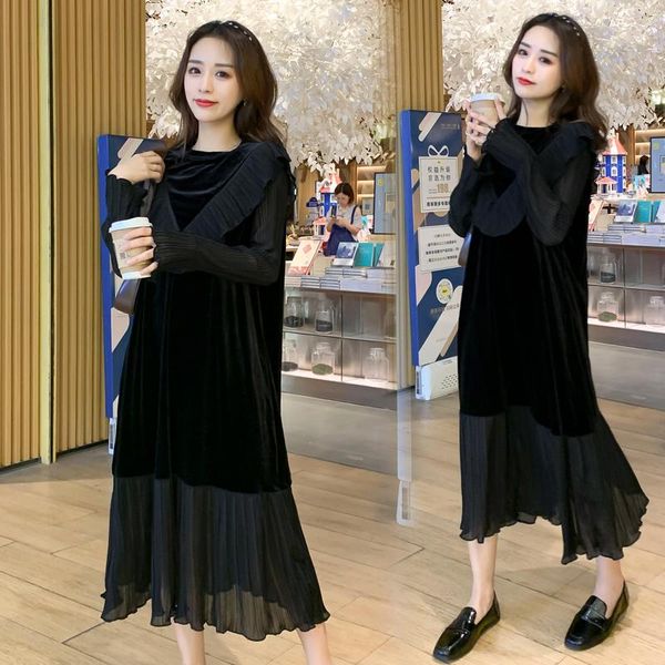 maternity dresses 9510# dress spring autumn slimming long sleeve easy matching loose stylish for pregnant women mom, White
maternity dresses 9510# dress spring autumn slimming long sleeve easy matching loose stylish for pregnant women mom, White
