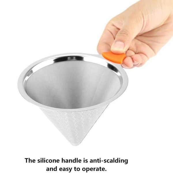 coffee filters reusable filter tea strainer steel cone baskets mesh dripper kitchen tools
coffee filters reusable filter tea strainer steel cone baskets mesh dripper kitchen tools