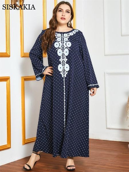 navy blue ethnic embroidery dot maxi dress for women fall 2021 o neck long sleeve plus size arabic muslim turkey clothes casual dresses, Black;gray
navy blue ethnic embroidery dot maxi dress for women fall 2021 o neck long sleeve plus size arabic muslim turkey clothes casual dresses, Black;gray