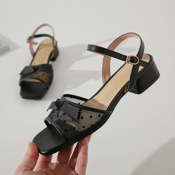 kmeioo classic black polka dot sandals woman ankle strap chunky heels bowknot dress shoes sheepskin block
kmeioo classic black polka dot sandals woman ankle strap chunky heels bowknot dress shoes sheepskin block