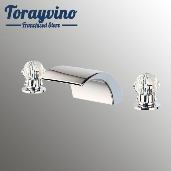 torayvino bathroom tub basin faucet brass chrome torneira banheiro two handles taps mixer water with control handle sink faucets
torayvino bathroom tub basin faucet brass chrome torneira banheiro two handles taps mixer water with control handle sink faucets
