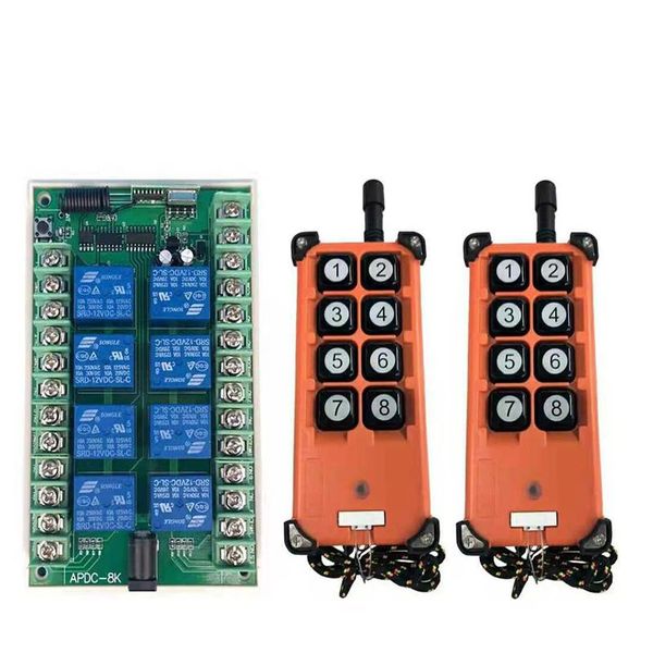 smart home control universal dc 12v /24v 10a 8ch remote switch receiver transmitters industrial lighting 433mhz
smart home control universal dc 12v /24v 10a 8ch remote switch receiver transmitters industrial lighting 433mhz