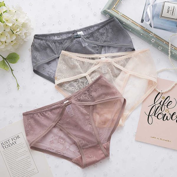 briefs panties mid waist traceless girls' ultra thin lace ee breathable under wear, Black;white
briefs panties mid waist traceless girls' ultra thin lace ee breathable under wear, Black;white