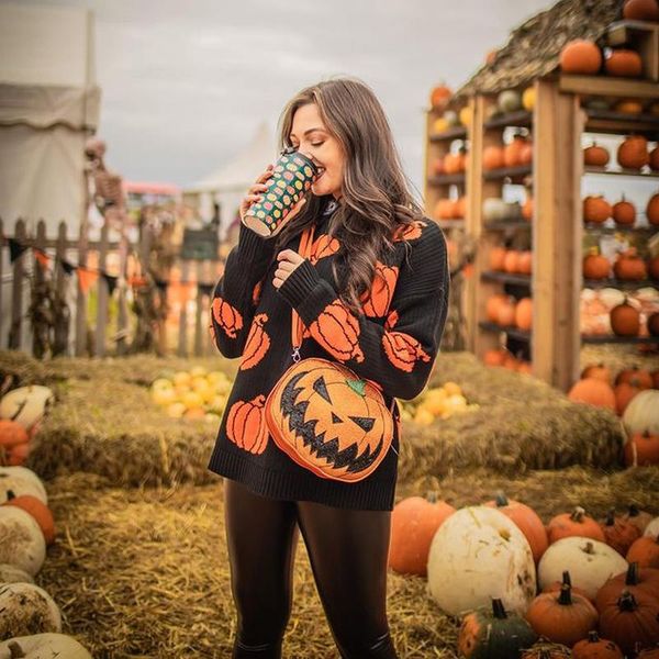 women's sweaters 2021 autumn winter halloween party pullover fairy grunge pumpkin sweater techwear women knit loose long sleeves street, White;black
women's sweaters 2021 autumn winter halloween party pullover fairy grunge pumpkin sweater techwear women knit loose long sleeves street, White;black