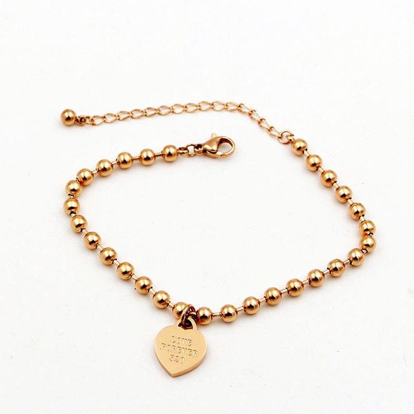 anklets beaded chain engrave forever love heart charm anklet for women girls stainless steel rose gold silver color fashion, Red;blue
anklets beaded chain engrave forever love heart charm anklet for women girls stainless steel rose gold silver color fashion, Red;blue