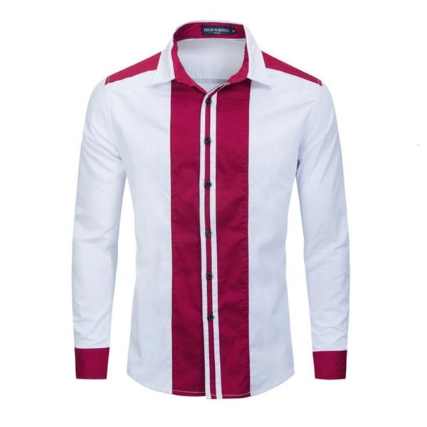 men's casual shirts chemise homme men's spring autumn loose social striped long sleeves patchwork male leisure europe size s/, White;black
men's casual shirts chemise homme men's spring autumn loose social striped long sleeves patchwork male leisure europe size s/, White;black