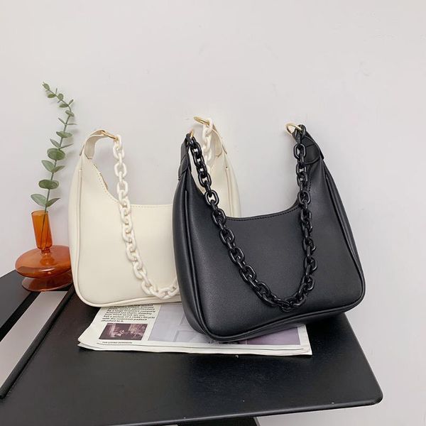 evening bags fashion women's bag solid color underarm shoulder for women casual ladies designer pu leather chain small shopper handbags
evening bags fashion women's bag solid color underarm shoulder for women casual ladies designer pu leather chain small shopper handbags