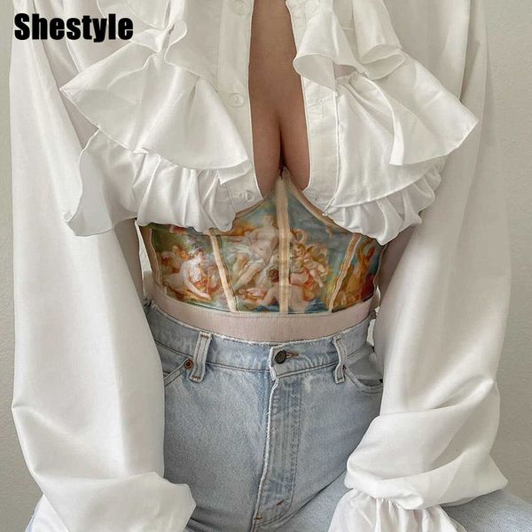 shestyle angel printed corsets wrap girdle woman 2021 belt accessories slim shapewear high waist painting stylish tideby, Black;white
shestyle angel printed corsets wrap girdle woman 2021 belt accessories slim shapewear high waist painting stylish tideby, Black;white