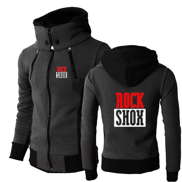 men's hoodies & sweatshirts 2021 rockshox zipper men jackets autumn casual comfortable fleece coats bomber scarf collar fashion male ou, Black
men's hoodies & sweatshirts 2021 rockshox zipper men jackets autumn casual comfortable fleece coats bomber scarf collar fashion male ou, Black