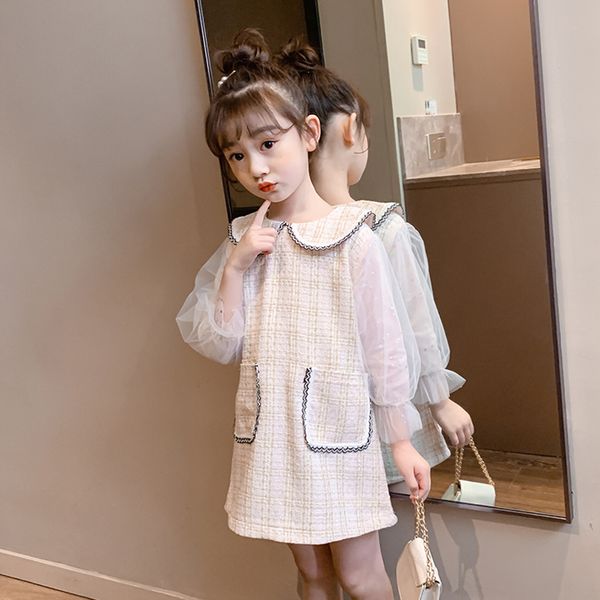 big girl dresses plaid pattern dresses for girls patchwork dress kids 2021 spring autumn teenage girl costume, Red;yellow
big girl dresses plaid pattern dresses for girls patchwork dress kids 2021 spring autumn teenage girl costume, Red;yellow