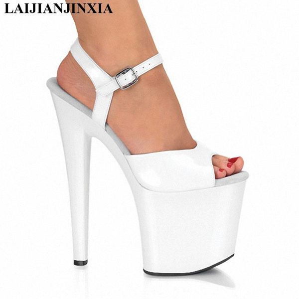 high heels shoes open toe womens 20 cm high-heeled sandals platform dance white wedding, Black
high heels shoes open toe womens 20 cm high-heeled sandals platform dance white wedding, Black