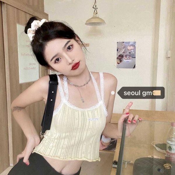 women's tanks & camis tank sling vest hanging neck lace bottoming outside crop slim women summer all-match short blouse girl emo, White
women's tanks & camis tank sling vest hanging neck lace bottoming outside crop slim women summer all-match short blouse girl emo, White