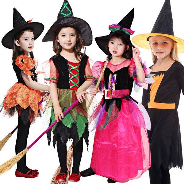 cartoon clothing halloween girls and children's performance costume witch mesh cloak suit dress sub stage, Blue
cartoon clothing halloween girls and children's performance costume witch mesh cloak suit dress sub stage, Blue