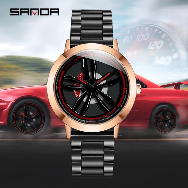 wristwatches fashion sanda brand quartz watches men luxury full steel clock mens automatic army waterproof calendar, Slivery;brown
wristwatches fashion sanda brand quartz watches men luxury full steel clock mens automatic army waterproof calendar, Slivery;brown