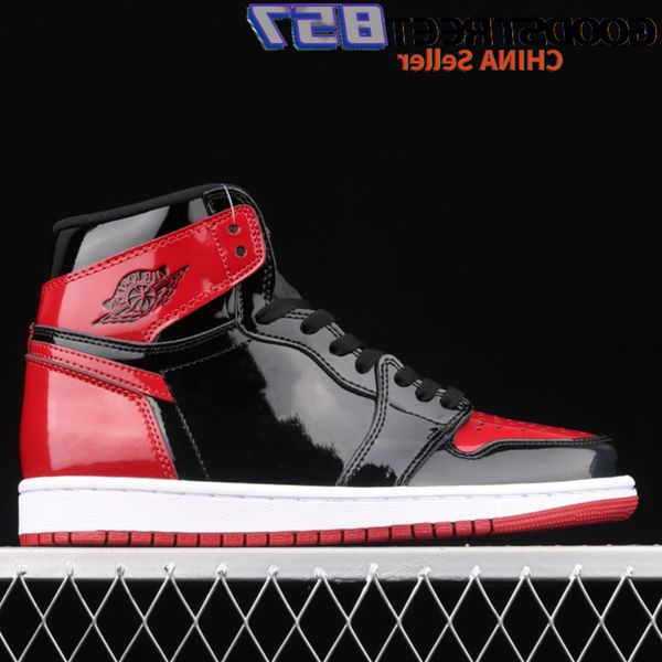 shoes 1 1s high og bred patent basketball men women black red sport sneakers chaussures
shoes 1 1s high og bred patent basketball men women black red sport sneakers chaussures