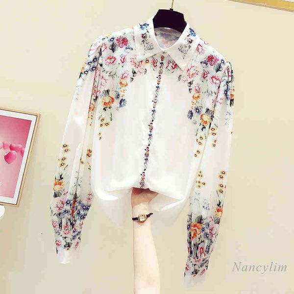 blouses floral print blouse women spring korean style casuallantern sleeve all-matching shirt office lady blusa nancylim, White
blouses floral print blouse women spring korean style casuallantern sleeve all-matching shirt office lady blusa nancylim, White