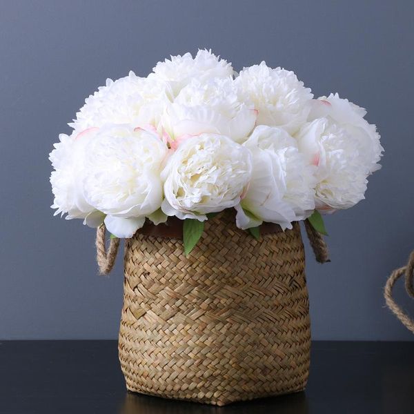 decorative flowers & wreaths selling beautiful rose peony artificial silk small white bouquet home party winter wedding decoration fake
decorative flowers & wreaths selling beautiful rose peony artificial silk small white bouquet home party winter wedding decoration fake