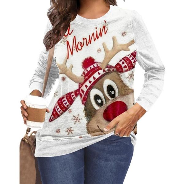 Plus Size T-Shirt Women 5XL 6XL Autumn Winter Loose Long Sleeve Casual Tops 2021 Christmas Halloween Party Lady, Black
Plus Size T-Shirt Women 5XL 6XL Autumn Winter Loose Long Sleeve Casual Tops 2021 Christmas Halloween Party Lady, Black