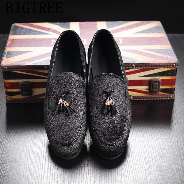 dress shoes formal men loafers elegant tassel wedding sepatu slip on pria italian classic bona, Black
dress shoes formal men loafers elegant tassel wedding sepatu slip on pria italian classic bona, Black