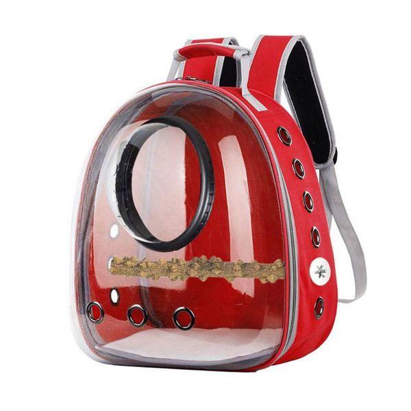 backpack parrot carrier travel cage for birds breathable transparent space with panoramic design and perch
backpack parrot carrier travel cage for birds breathable transparent space with panoramic design and perch
