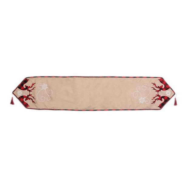 table cloth 1pc christmas runner decorative tablecloth xmas dinner ornament