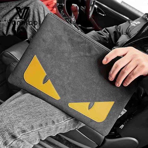 new brand men's suede large capacity fashion business leisure envelope hand designer bags
new brand men's suede large capacity fashion business leisure envelope hand designer bags