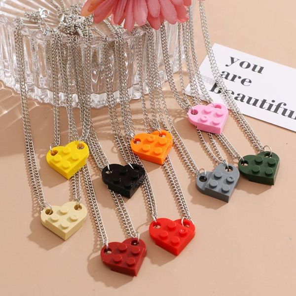 chains hip-hop individuality unique and creative solid color love building blocks men's women's necklaces 2021 trend jewelry, Silver
chains hip-hop individuality unique and creative solid color love building blocks men's women's necklaces 2021 trend jewelry, Silver