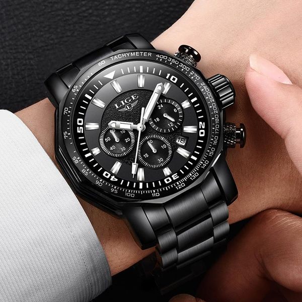 wristwatches 2021 lige mens watches watch waterproof military sports men full steel quartz clock relogio masculino, Slivery;brown
wristwatches 2021 lige mens watches watch waterproof military sports men full steel quartz clock relogio masculino, Slivery;brown