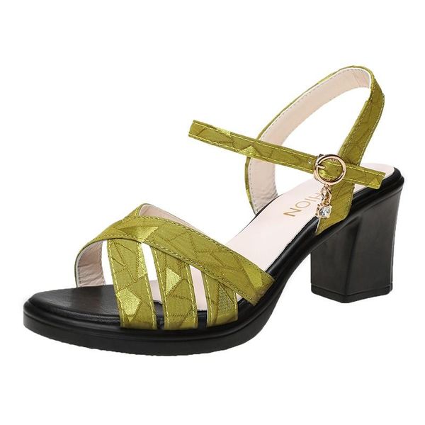 summer all-match high-heeled thick-soled large size sandals female roman fashionable high heels, Black
summer all-match high-heeled thick-soled large size sandals female roman fashionable high heels, Black