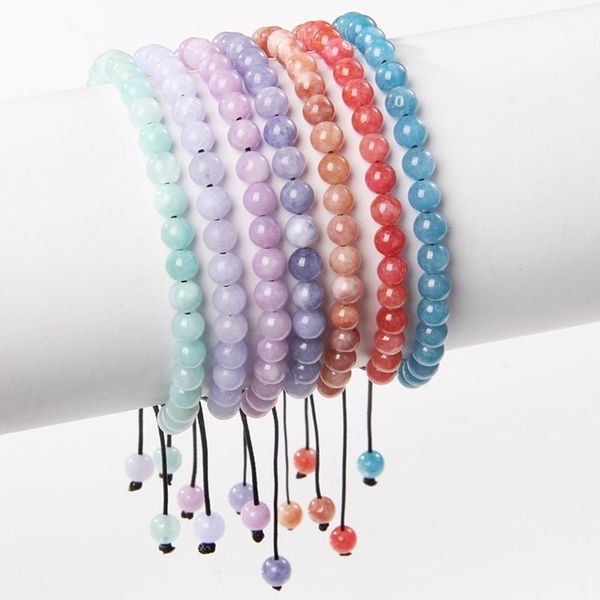 beaded, strands 6mm colorful angelite stone beads bracelet chalcedony braided bracelets for women men reiki loose round jewelry drop, Black
beaded, strands 6mm colorful angelite stone beads bracelet chalcedony braided bracelets for women men reiki loose round jewelry drop, Black