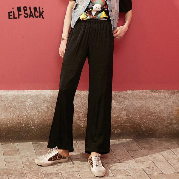 women's pants & capris elfsack black solid bright elastic waist loose casual women wide leg 2021 spring red colorblock korean ladies ba, Black;white
women's pants & capris elfsack black solid bright elastic waist loose casual women wide leg 2021 spring red colorblock korean ladies ba, Black;white