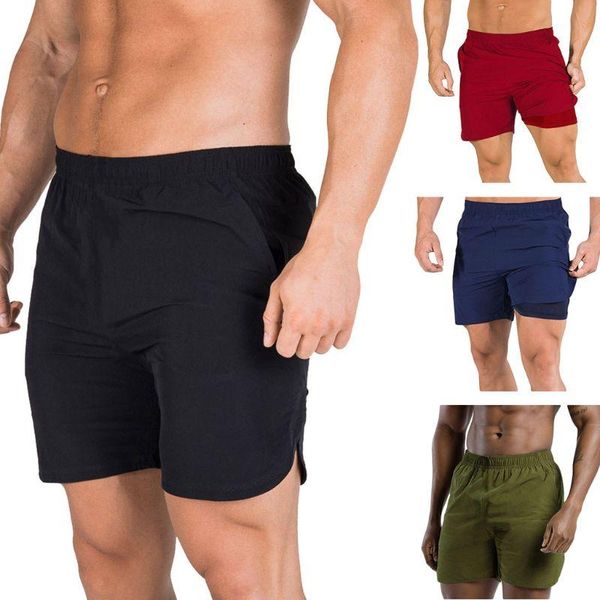 men summer sports quick dry 2 in 1 shorts running fitness beach for man men's, White;black
men summer sports quick dry 2 in 1 shorts running fitness beach for man men's, White;black