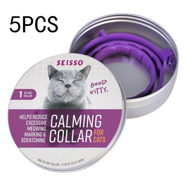 cat collars & leads 5/3 pcs pet cats calm collar soothe adjustable tpr neck strap 8 months relieve anxiety remove restlessness necklace
cat collars & leads 5/3 pcs pet cats calm collar soothe adjustable tpr neck strap 8 months relieve anxiety remove restlessness necklace