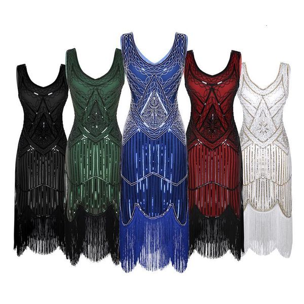 casual dresses sleeveless royal black embroidery fringe great gatsby party women 1920s sequin beaded tassels hem flapper xksy, Black;gray
casual dresses sleeveless royal black embroidery fringe great gatsby party women 1920s sequin beaded tassels hem flapper xksy, Black;gray