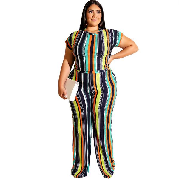 jumpsuit 4xl 5xl plus size tracksuit two piece outfits short sleeve and long pants fashion stripe print women set sportwear, Black;white
jumpsuit 4xl 5xl plus size tracksuit two piece outfits short sleeve and long pants fashion stripe print women set sportwear, Black;white