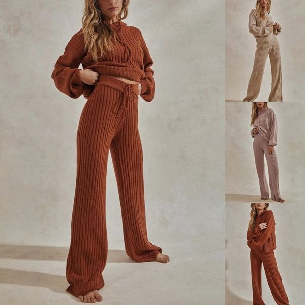 women's tracksuits neploe autumn causal suit hooded collar loose knitted pullovers sweater+high waist wide leg pants simple casual, Gray
women's tracksuits neploe autumn causal suit hooded collar loose knitted pullovers sweater+high waist wide leg pants simple casual, Gray