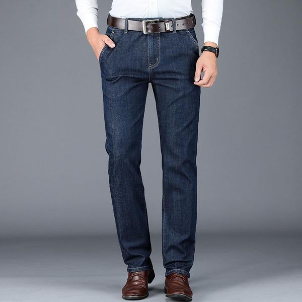 men's jeans baggy men 2021 solid color business classic straight large size cargo pants senior stretch wash denim trousers, Blue
men's jeans baggy men 2021 solid color business classic straight large size cargo pants senior stretch wash denim trousers, Blue