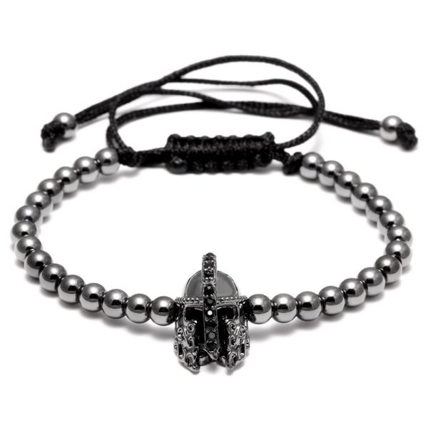 cool men style gun metal plated 4mm copper bead helmet charm bracelet for wholesale, Golden;silver
cool men style gun metal plated 4mm copper bead helmet charm bracelet for wholesale, Golden;silver