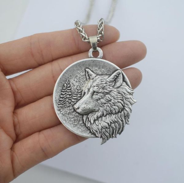 chains 12pcs punk original wolf pendant necklace viking animal amulet jewelry men's gifts, Silver
chains 12pcs punk original wolf pendant necklace viking animal amulet jewelry men's gifts, Silver