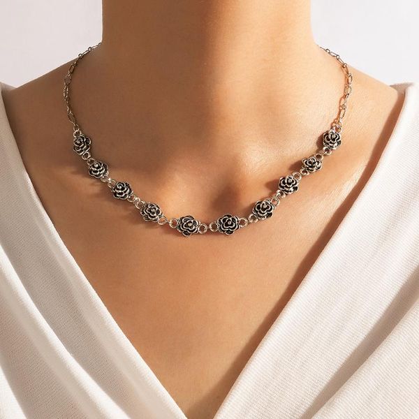 chokers tocona vintage rose choker necklace for women bohemian silver color alloy metal flower clavicle chain charming jewelry 18242, Golden;silver
chokers tocona vintage rose choker necklace for women bohemian silver color alloy metal flower clavicle chain charming jewelry 18242, Golden;silver