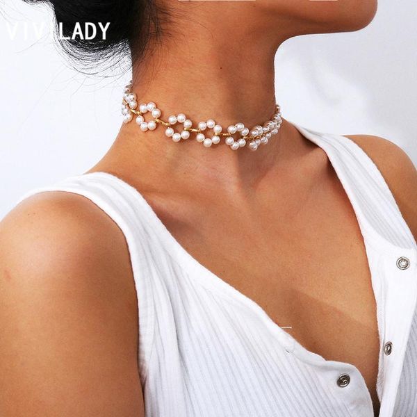 earrings & necklace vivilady romantic cute hnadmade weave hollow imitation pearl flower shape women jewelry set chicnecklace bracelet for fe, Silver
earrings & necklace vivilady romantic cute hnadmade weave hollow imitation pearl flower shape women jewelry set chicnecklace bracelet for fe, Silver