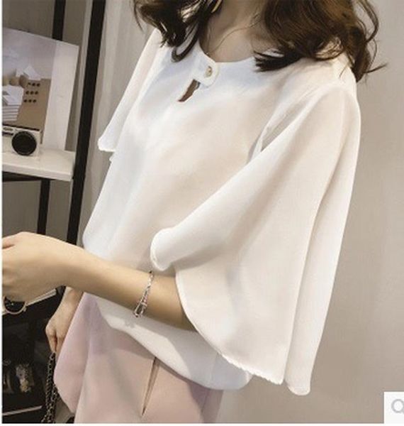 women's blouses & shirts lotus sleeve o neck short chiffon women shirt butterfly casual office lady blouse fall 2021 blusas 4xl, White
women's blouses & shirts lotus sleeve o neck short chiffon women shirt butterfly casual office lady blouse fall 2021 blusas 4xl, White